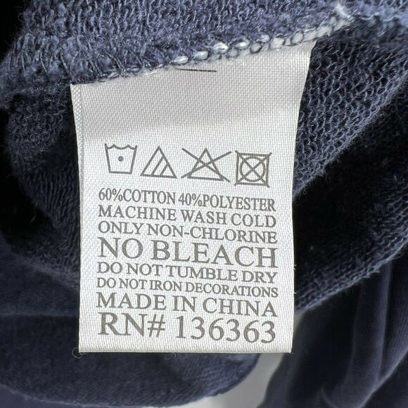 WON Woolf Originals‎ New York Blue Front Pocket Hoodie Medium - Picture 6 of 6
